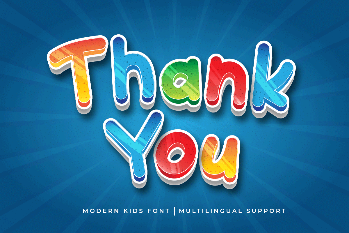 Time Zone Modern Kids Font - Image 8