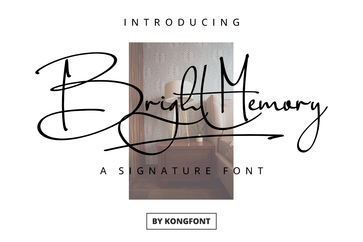 Bright Memory Modern Signature Font - Image 2
