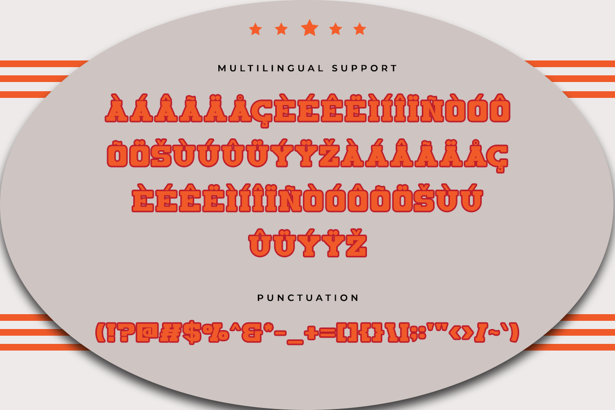 Football Modern Varsity Font - Image 7