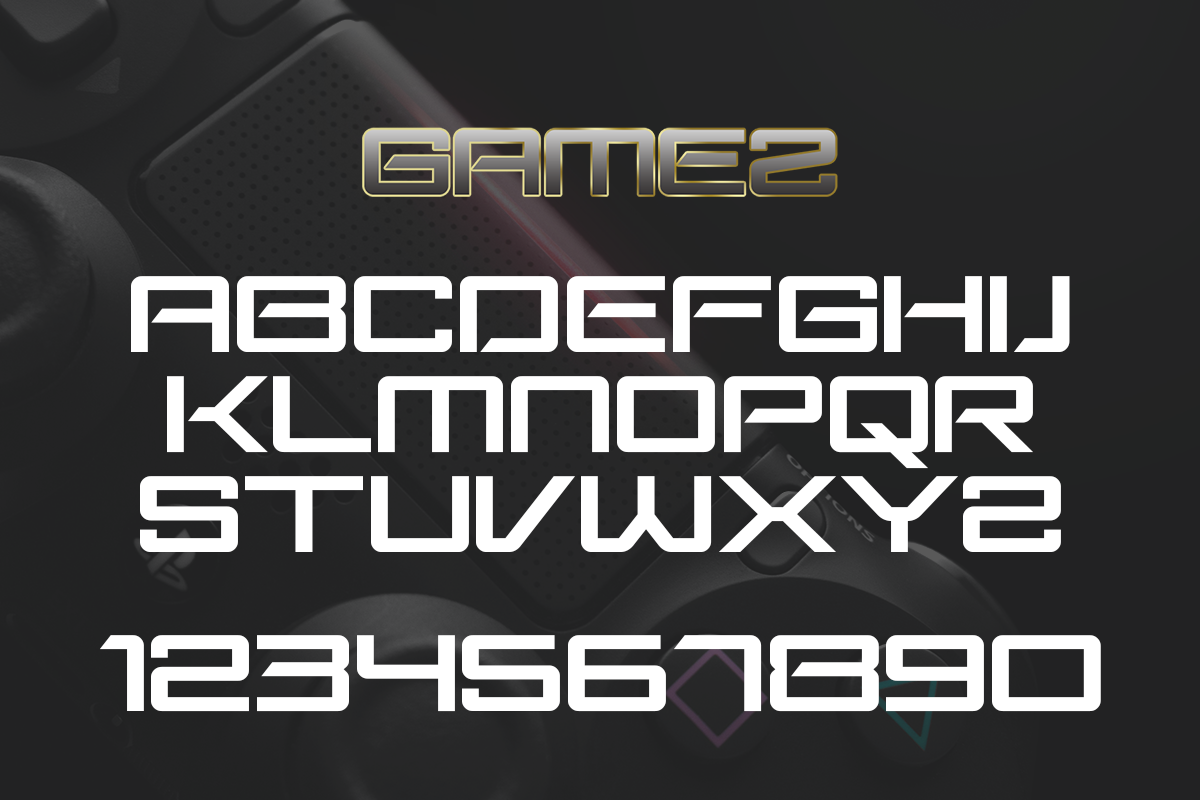 Gamez Modern Futuristic Font - Image 8