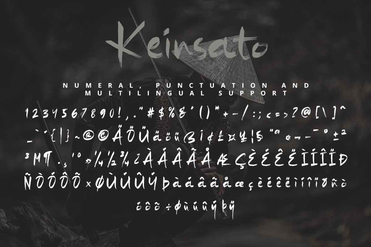 Keinsato Modern Brush Font - Image 10