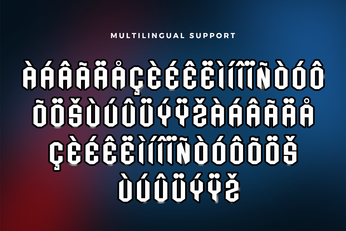 League Sport Modern Sport Font - Image 7