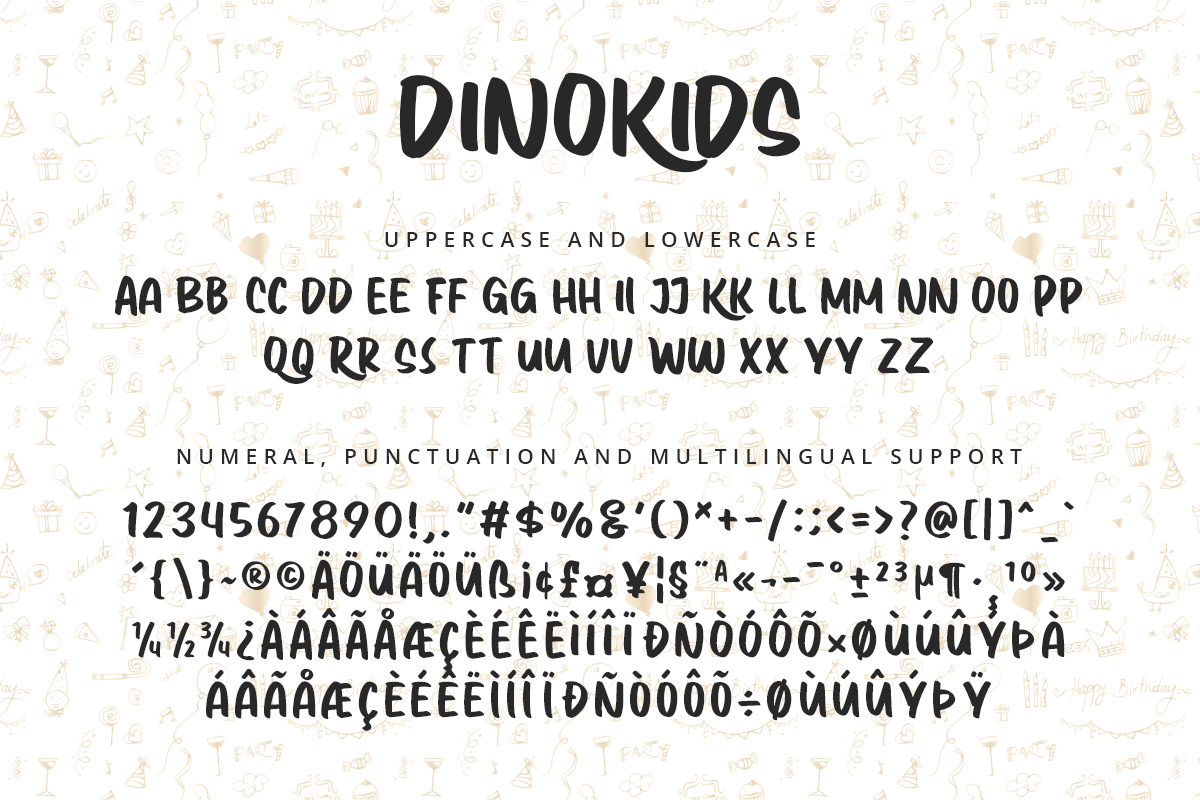 Dinokids Modern Kids Font - Image 9