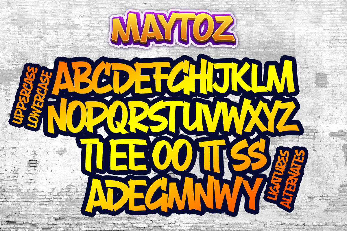 Maytoz Modern Kids Font - Image 8
