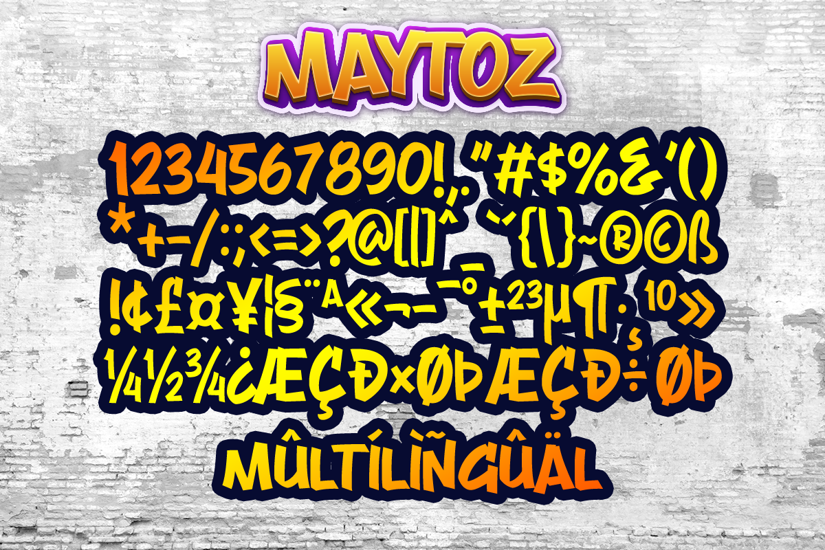 Maytoz Modern Kids Font - Image 9