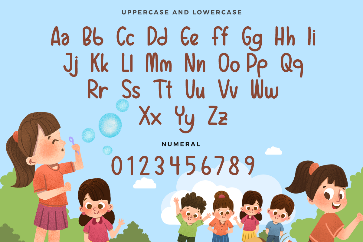 Happy Child Modern Kids Font - Image 6
