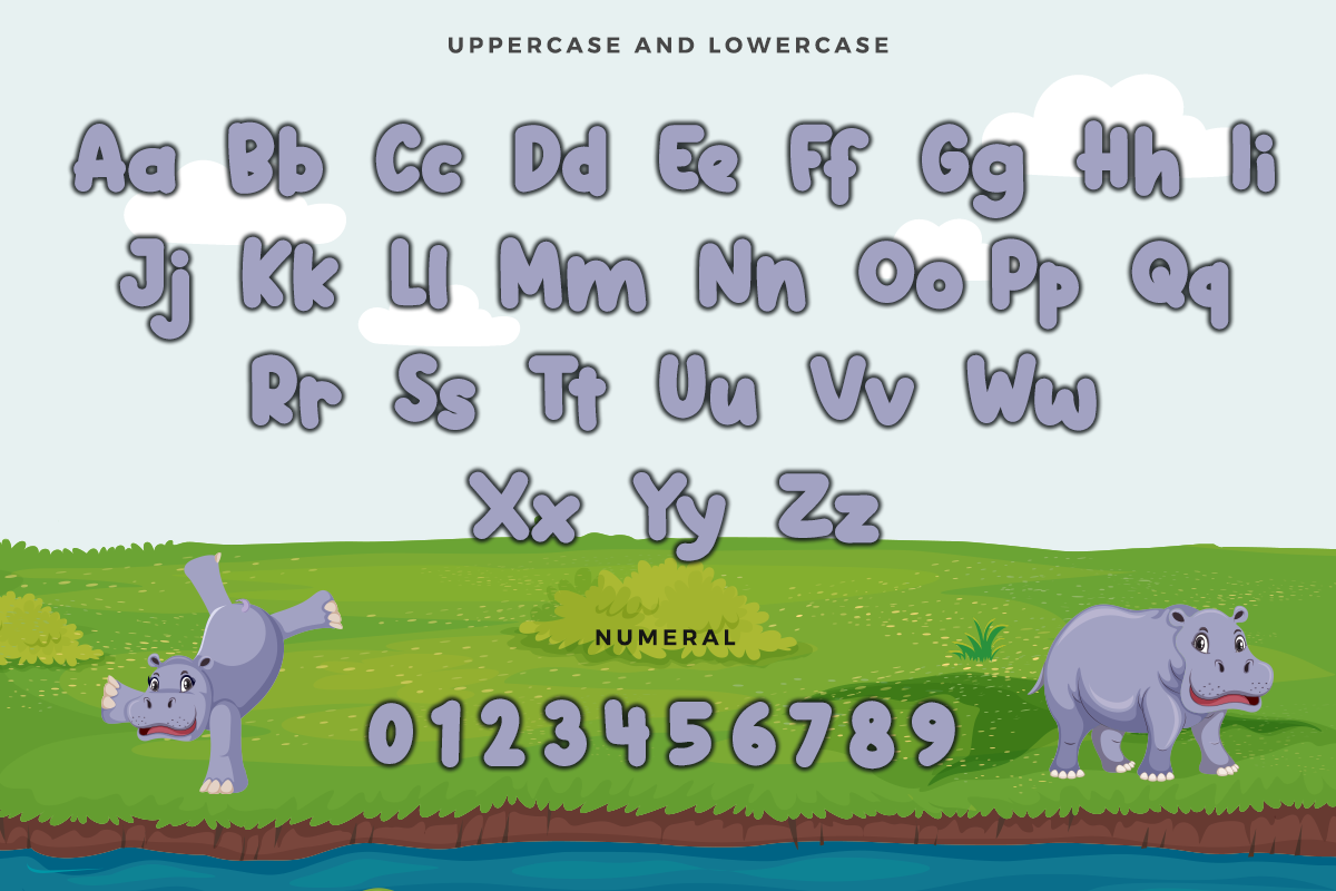 Hippo Modern Kids Font - Image 6