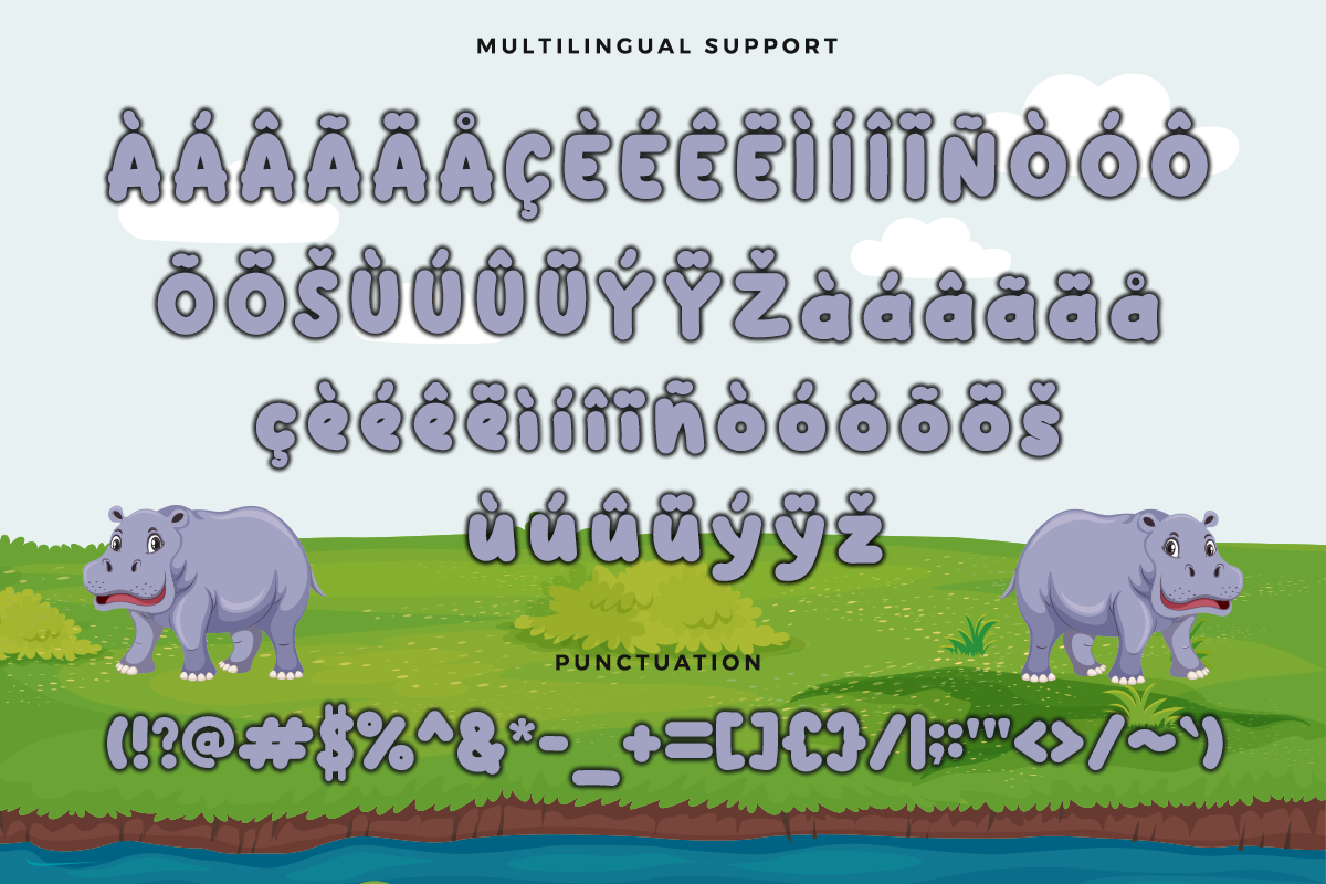 Hippo Modern Kids Font - Image 7