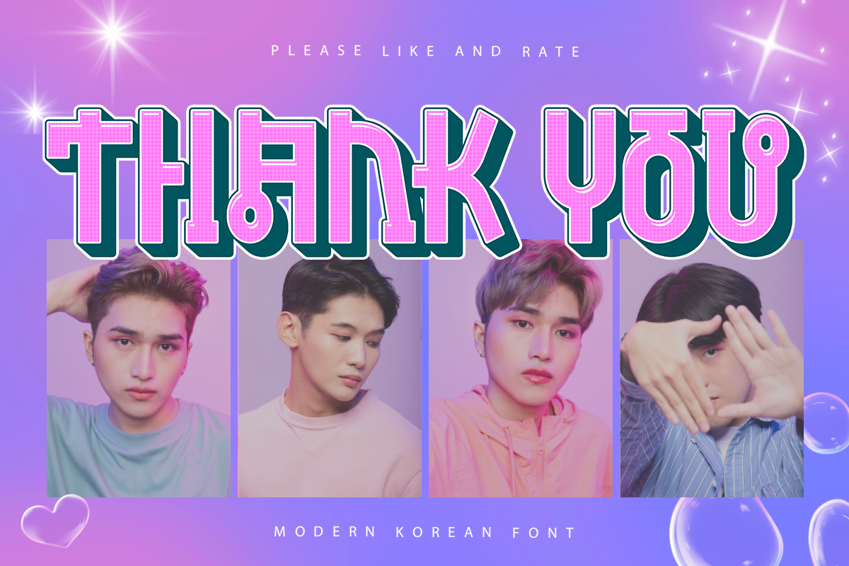Korean Modern Korean Style Font - Image 8