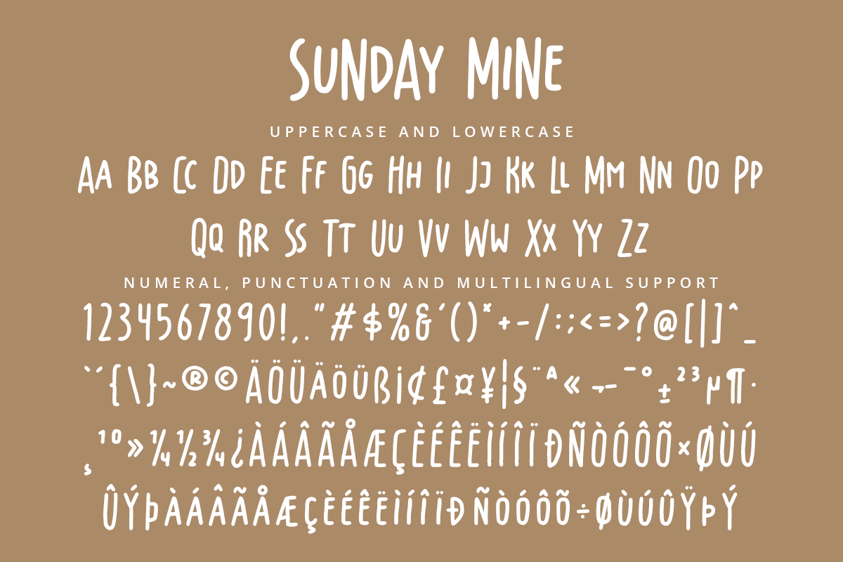 Sunday Mine Modern Kids Font - Image 8