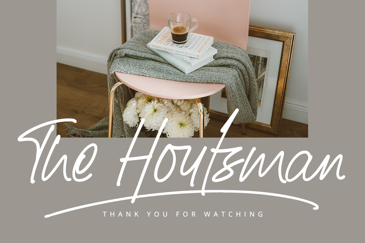 The Houtsman Classy Handwritten Font - Image 10