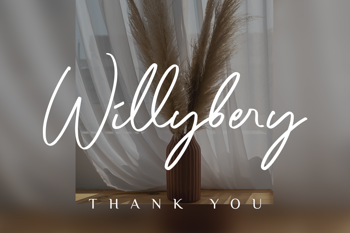 Willybery Classy Script Font - Image 11