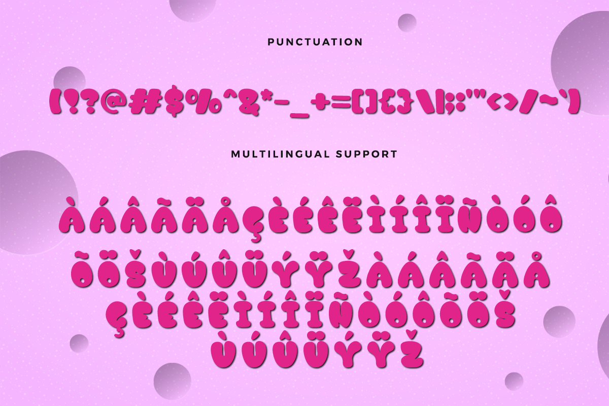 Berry Juice Modern Kids Font - Image 7