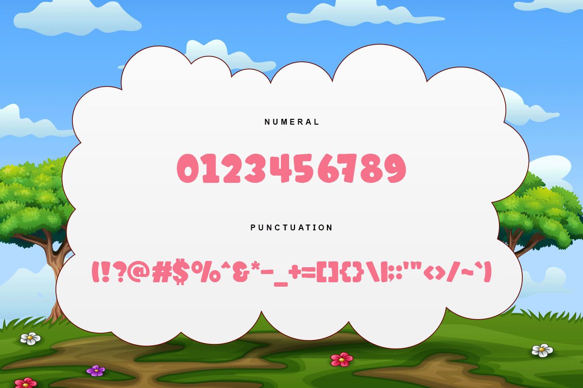 Larva Pink Modern Kids Font - Image 7