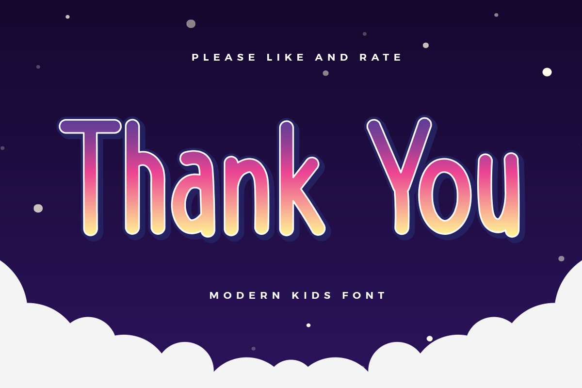 Little Moony Modern Kids Font - Image 8
