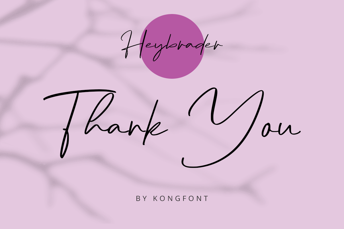 Heybrader Modern Handwritten Script Font - Image 9