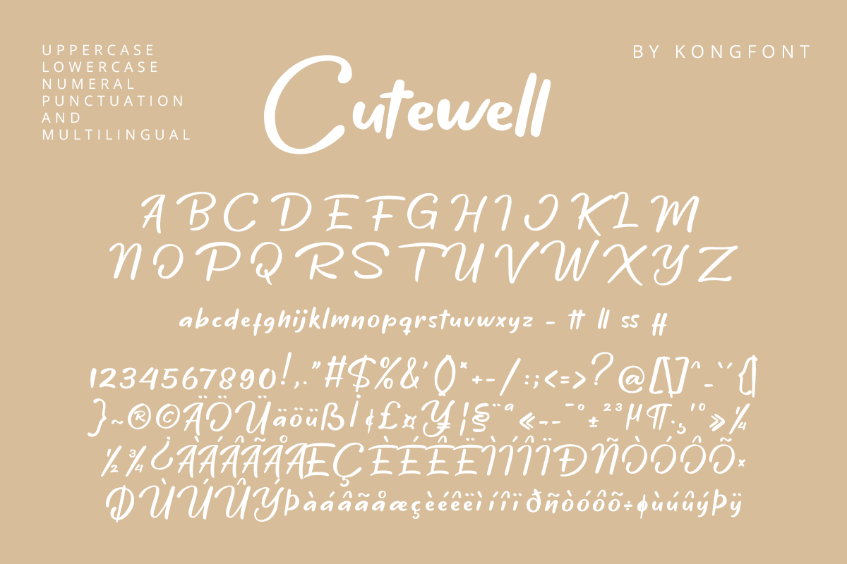 Cutewell Modern Handwritten Font - Image 7