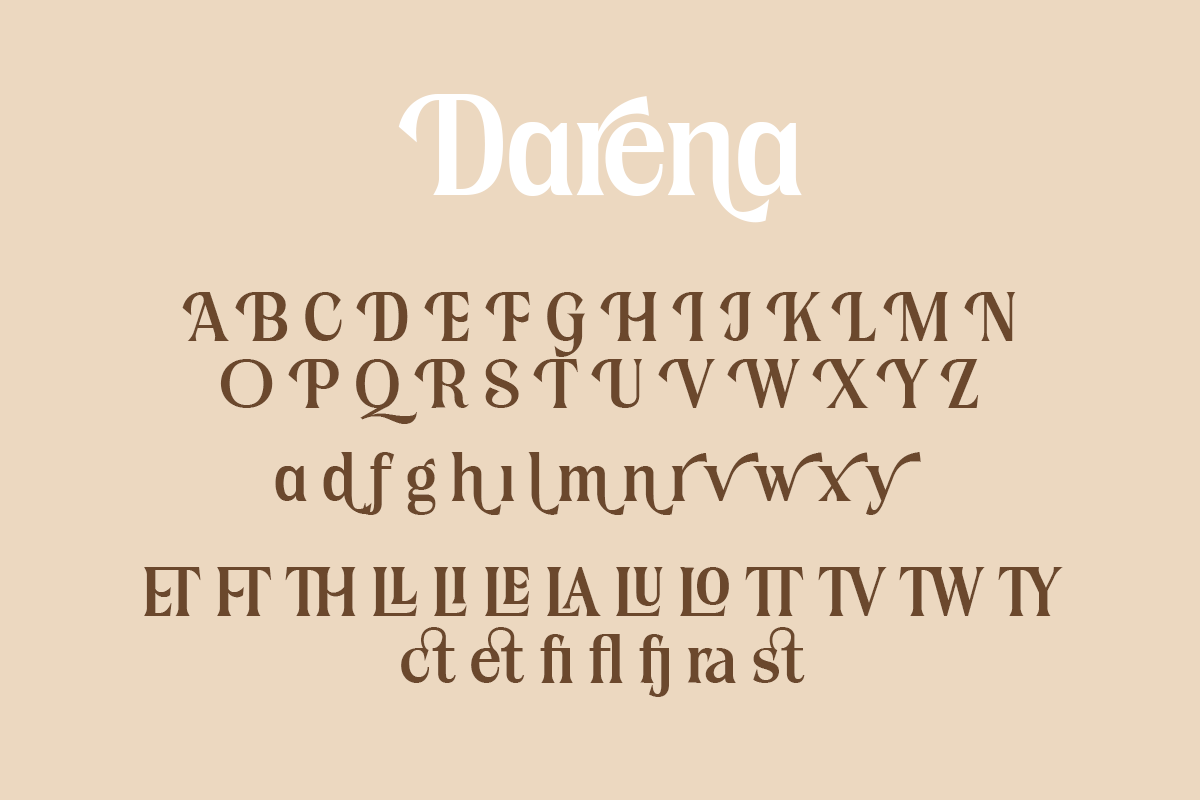 Darena Modern Serif Font - Image 8
