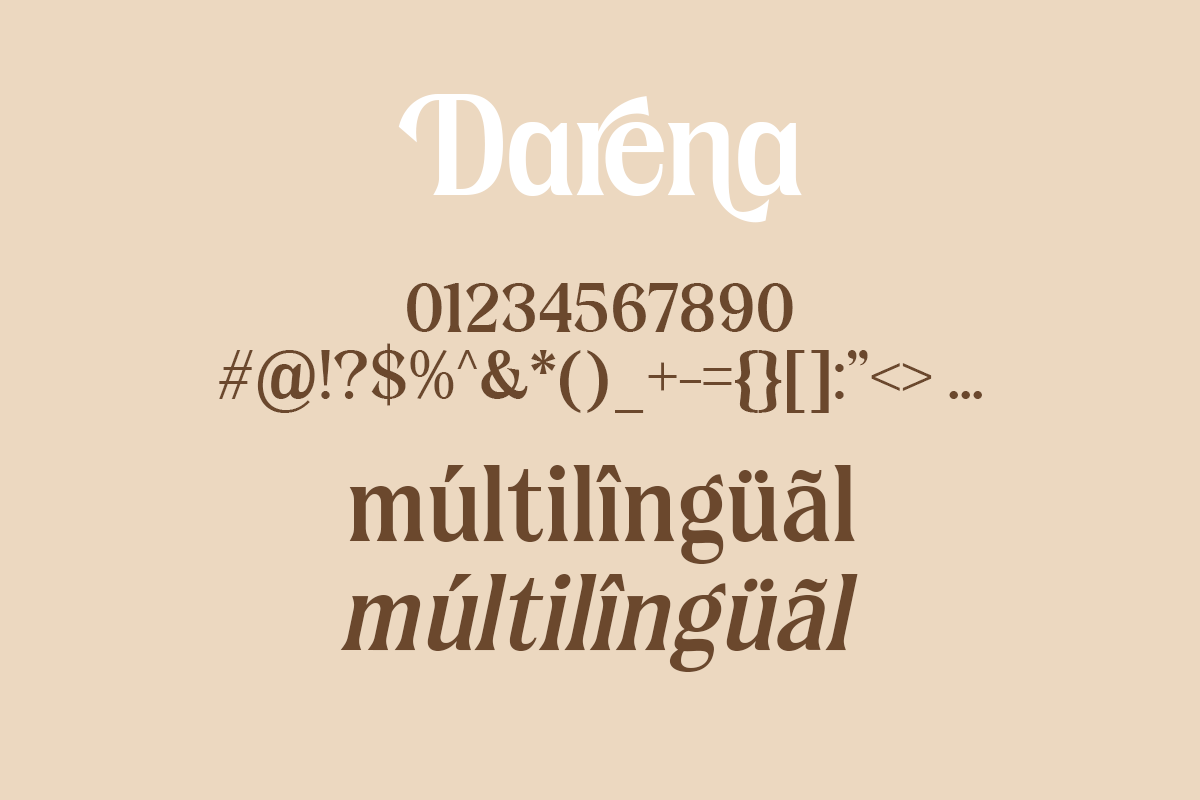 Darena Modern Serif Font - Image 9