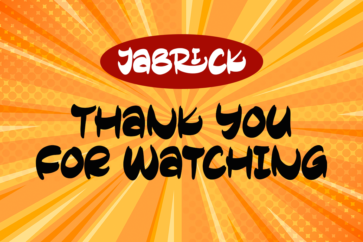 Jabrick Unique Display Font - Image 11