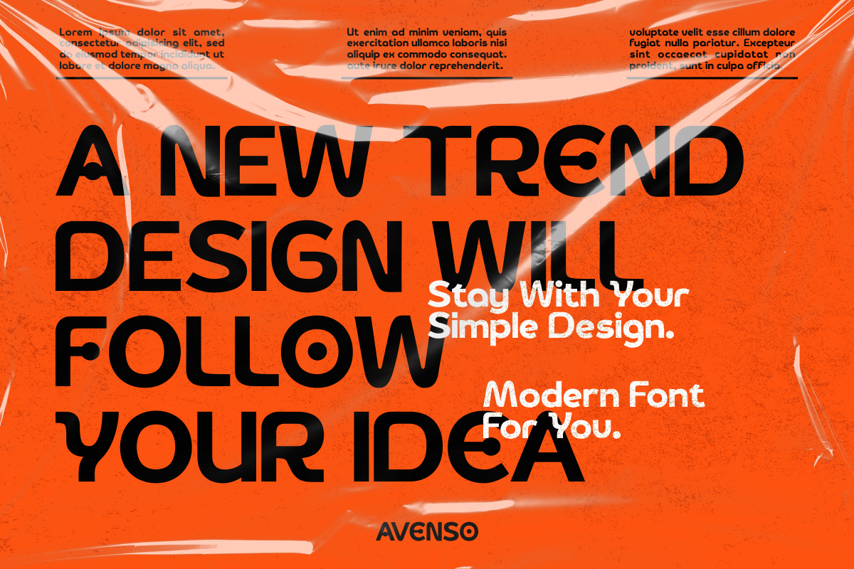 Avenso Unique Sans Serif Font - Image 3