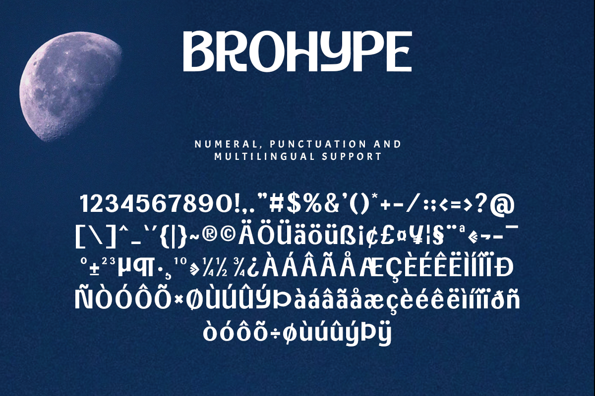 Brohype Modern Display Font - Image 8