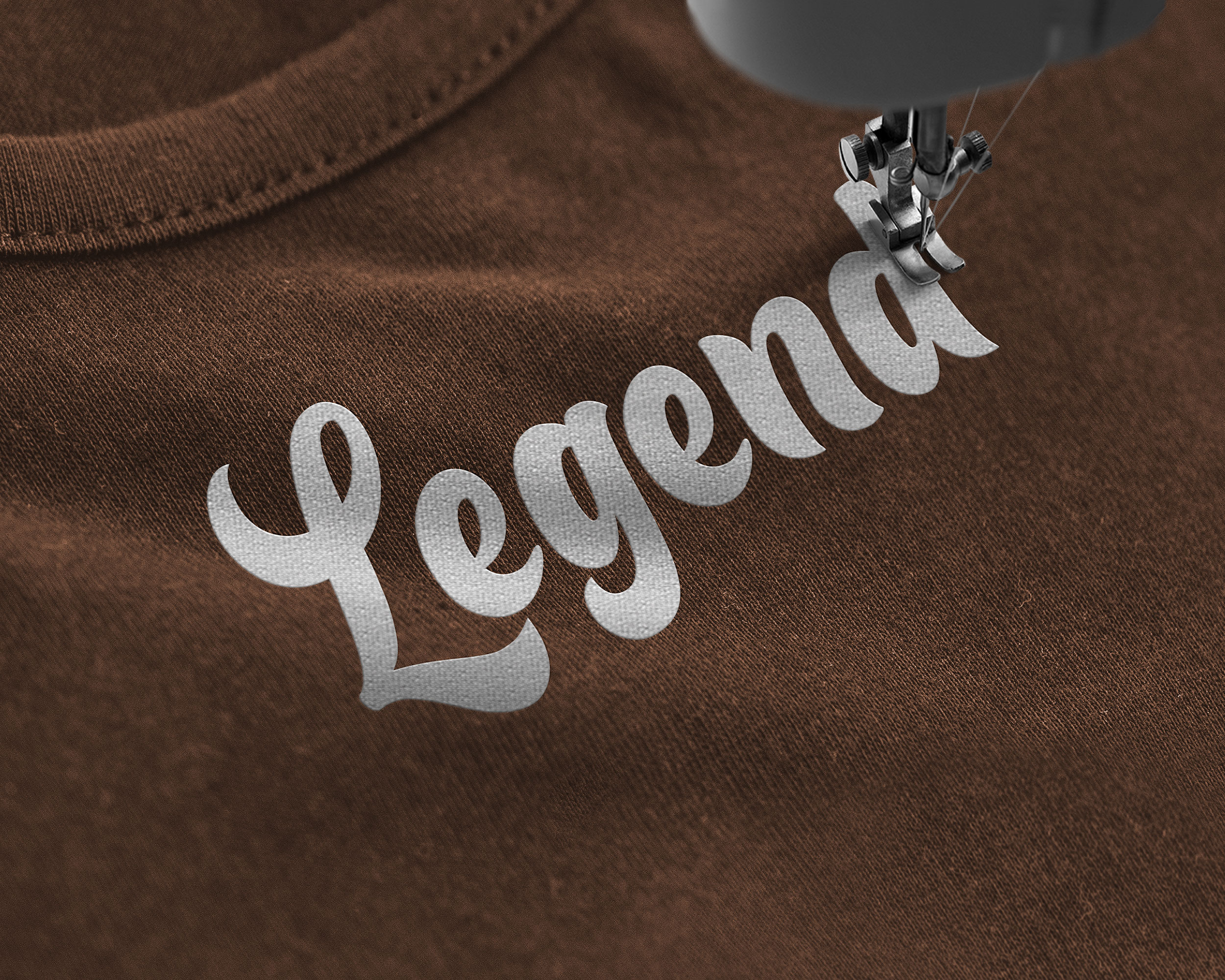 Barqish Embroidery Font, Embroidery Vintage Font, Modern Embroidery Fonts, Barqish Font For Embroidery, Embroidery Retro Font - Image 5