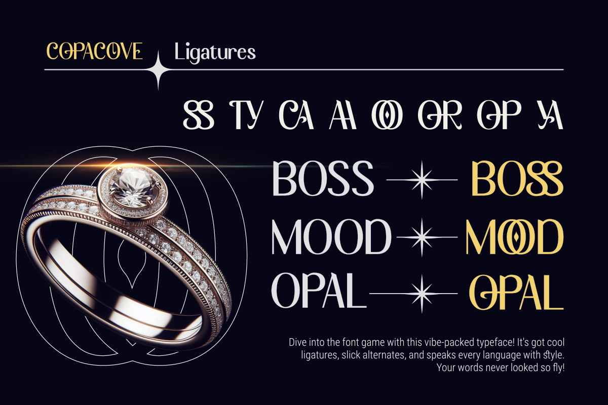 Copacove Modern Unique Sans Serif Font - Image 9