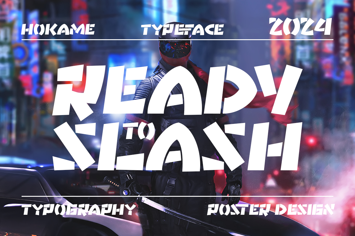 Hokame Unique Display Font - Image 3