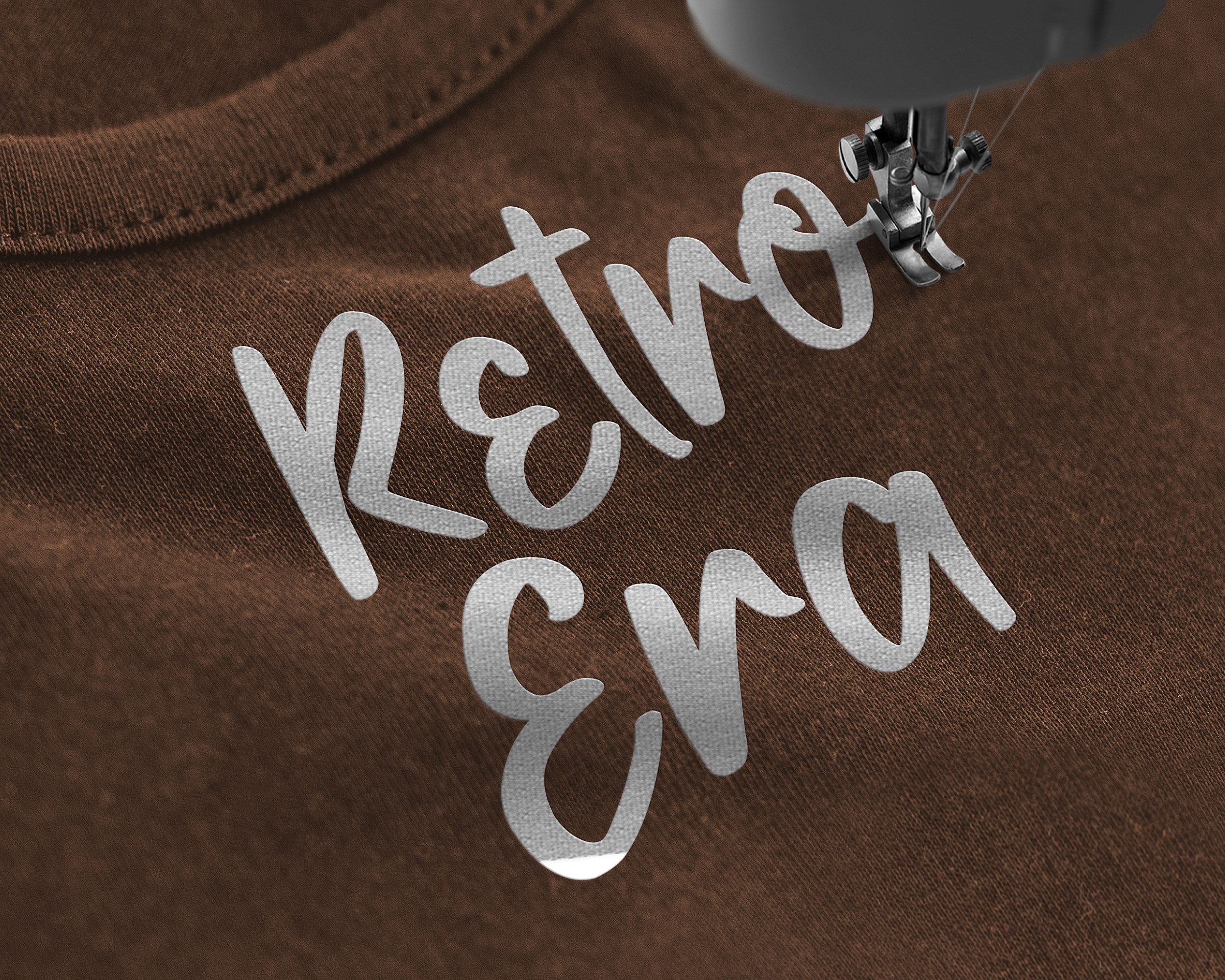 Smith Mouth Embroidery Font, Embroidery Script Font, Modern Embroidery Fonts, Smith Mouth Font For Embroidery, Embroidery Vintage Font - Image 5