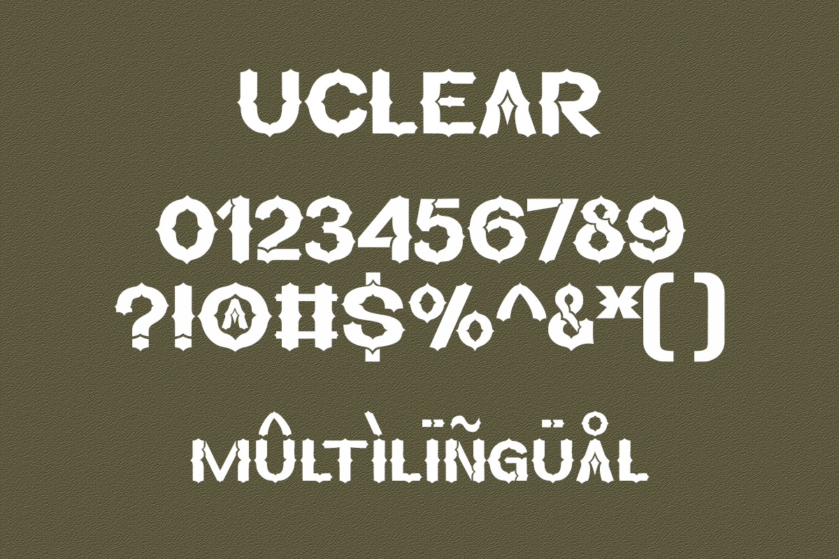 Uclear Modern Display Font - Image 8