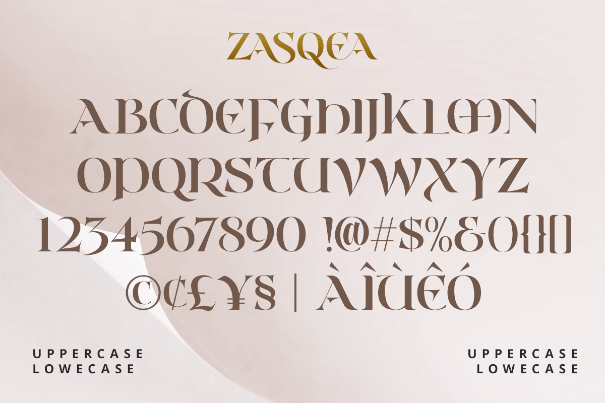Zasqea Elegant Serif Font - Image 8