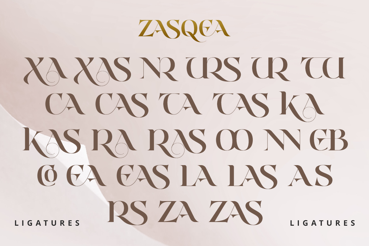 Zasqea Elegant Serif Font - Image 9
