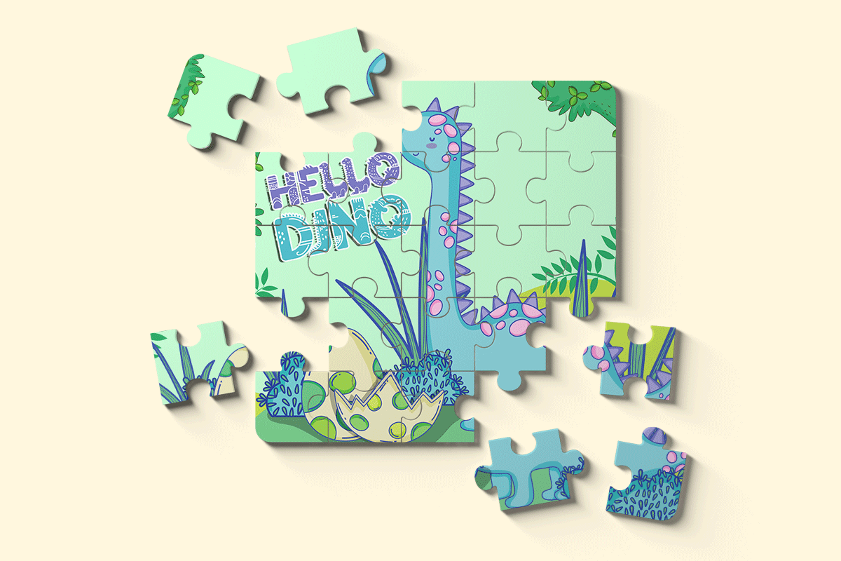 Dino Forest Decorative Kids Font - Image 3