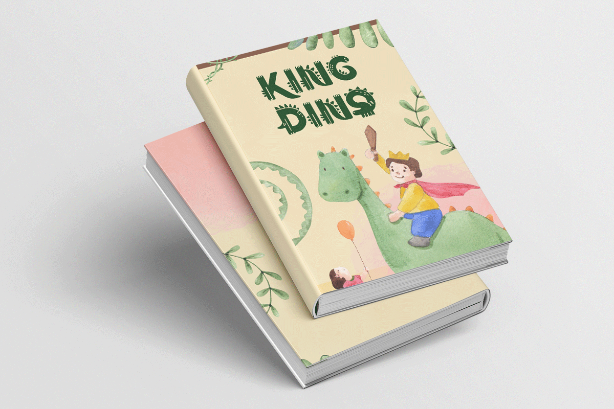 Happy Dino Decorative Kids Font - Image 3