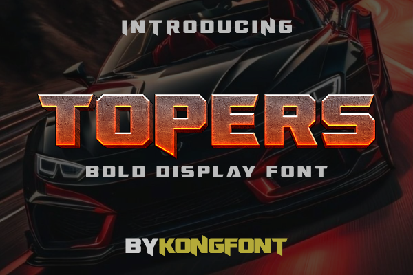 Topers Modern Bold Display Font - Image 2