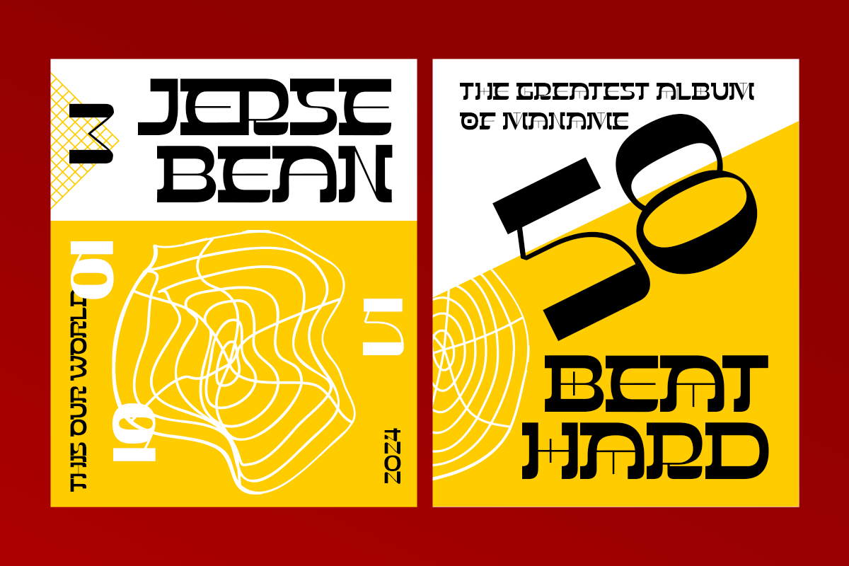 Norma Modern Unique Display Font - Image 3