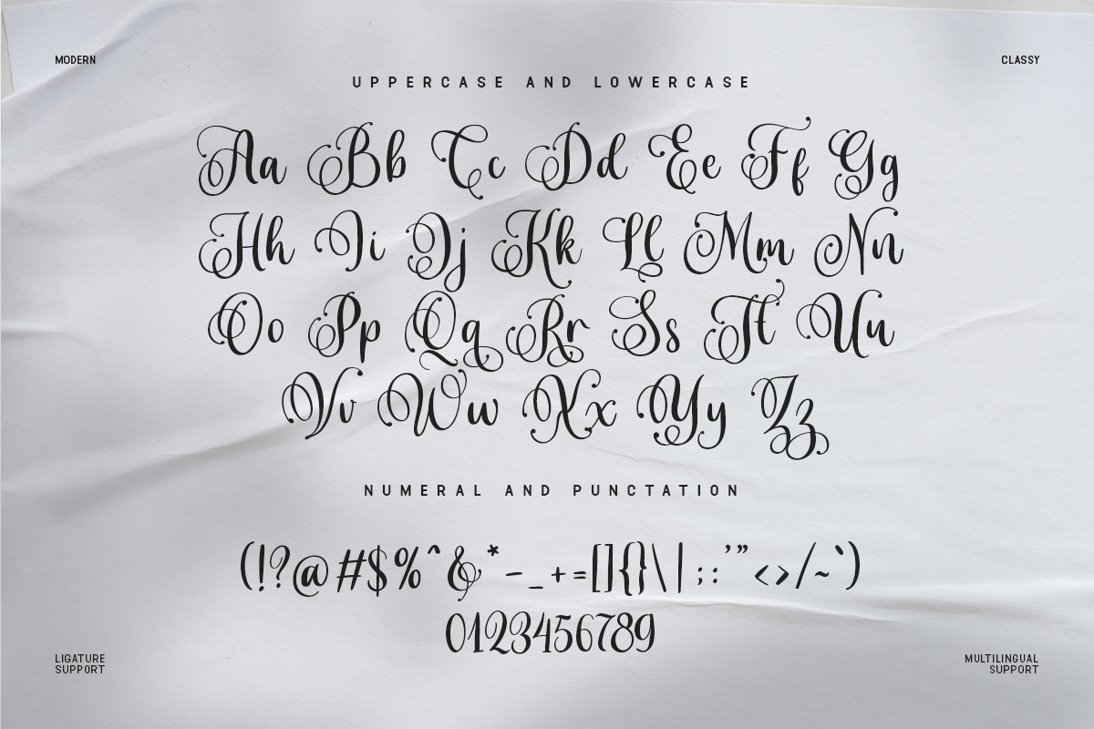 Mellanta Modern Classy Script Calligraphy Font - Image 5