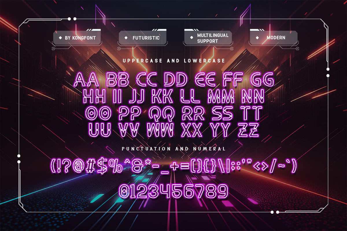 Drivergun Modern Classy Sans Serif Futuristic Font - Image 6