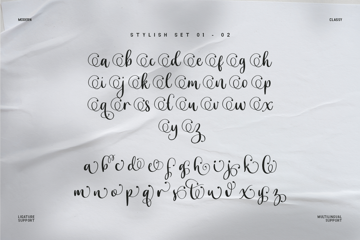Mellanta Modern Classy Script Calligraphy Font - Image 6