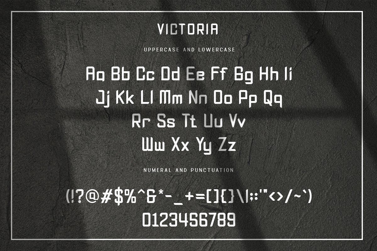 Victoria Modern Classy Display Film Font - Image 6