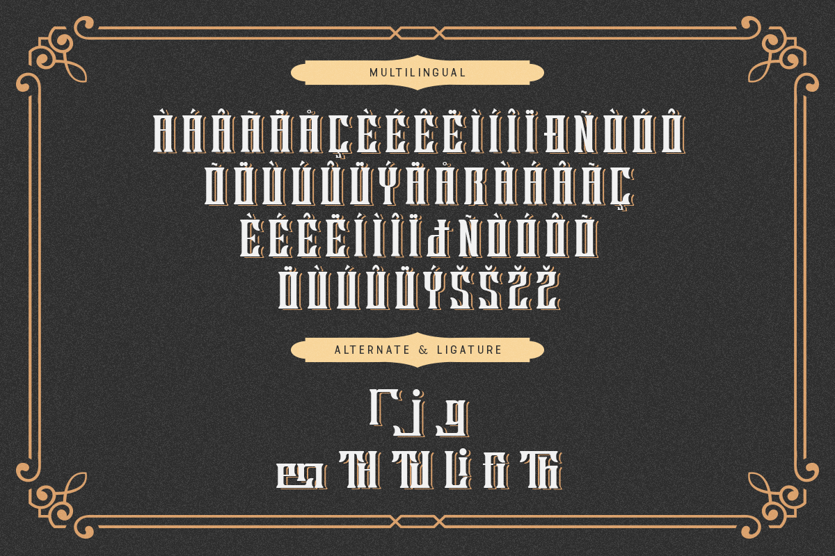 Borgenix Modern Display Vintage Font - Image 7
