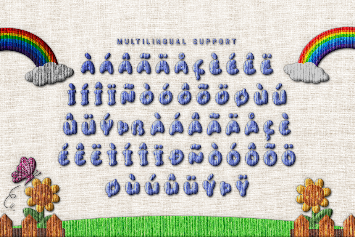 Minions Embroidery Modern Display Kids Font Font, Embroidery Font, Bx Embroidery Fonts, Minions Font For Embroidery, Embroidery Modern Display Kids Font, Embroidery Bx Font, Modern Embroidery Display Kids Font - Image 6