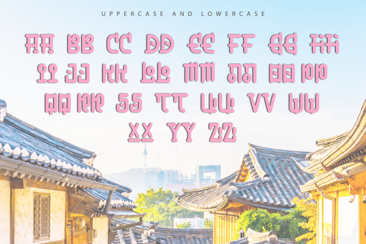 Saranghaeyo Modern Korean Font - Image 6