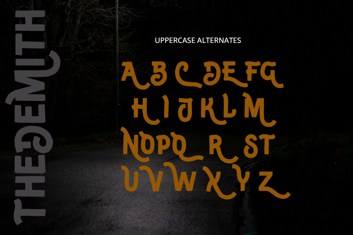 Thedemith Modern Classy Display Font - Image 8