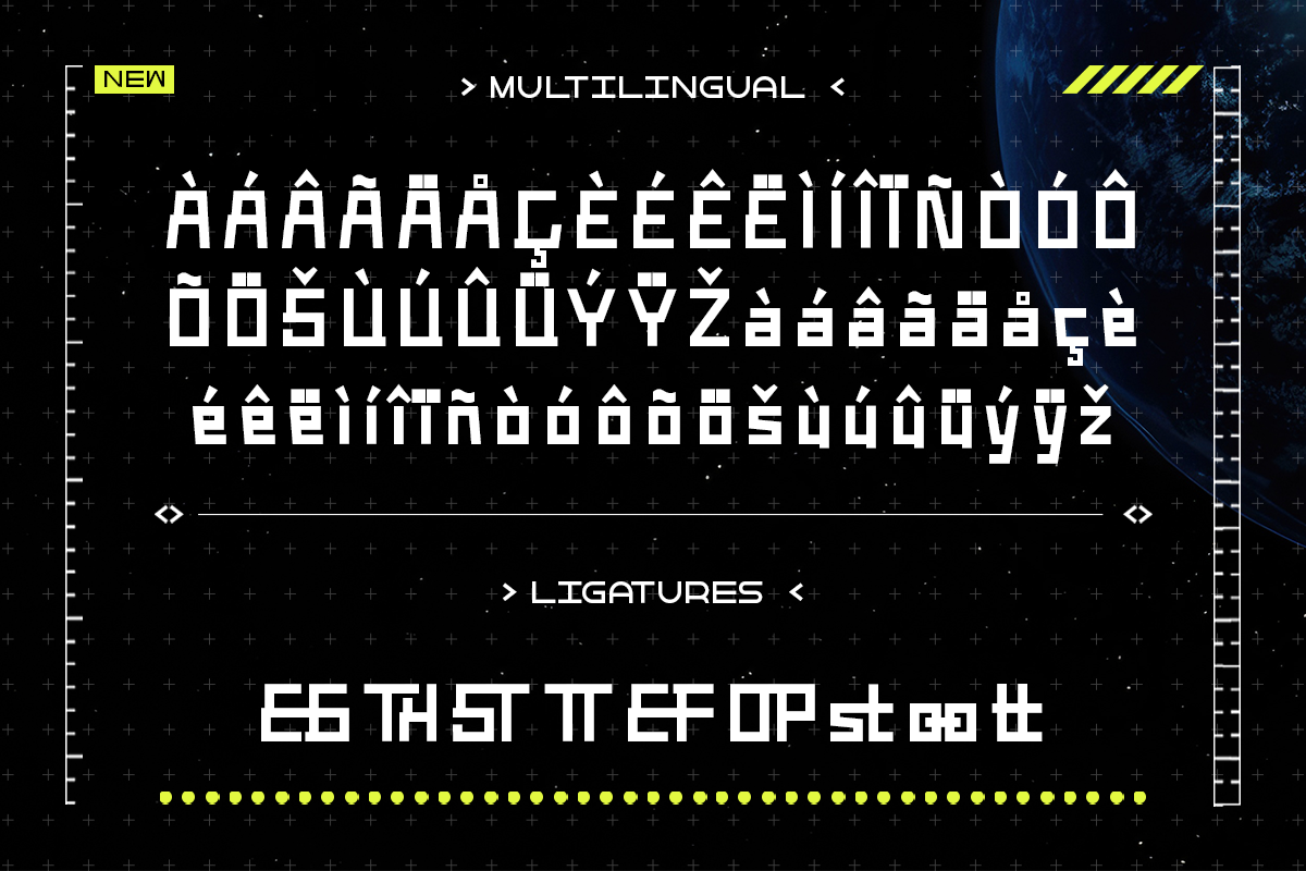 Eboxa Modern Display Futuristic Font - Image 6