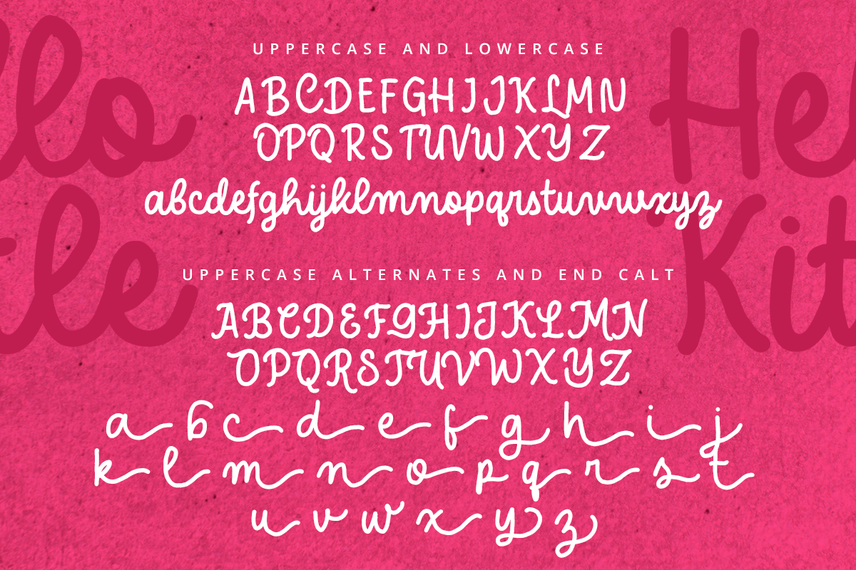 Hello Kittle Modern Playful Handwritten Font - Image 7