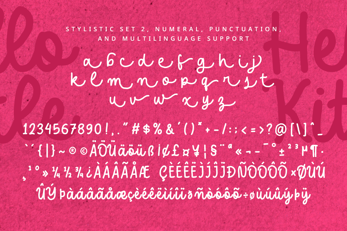 Hello Kittle Modern Playful Handwritten Font - Image 8