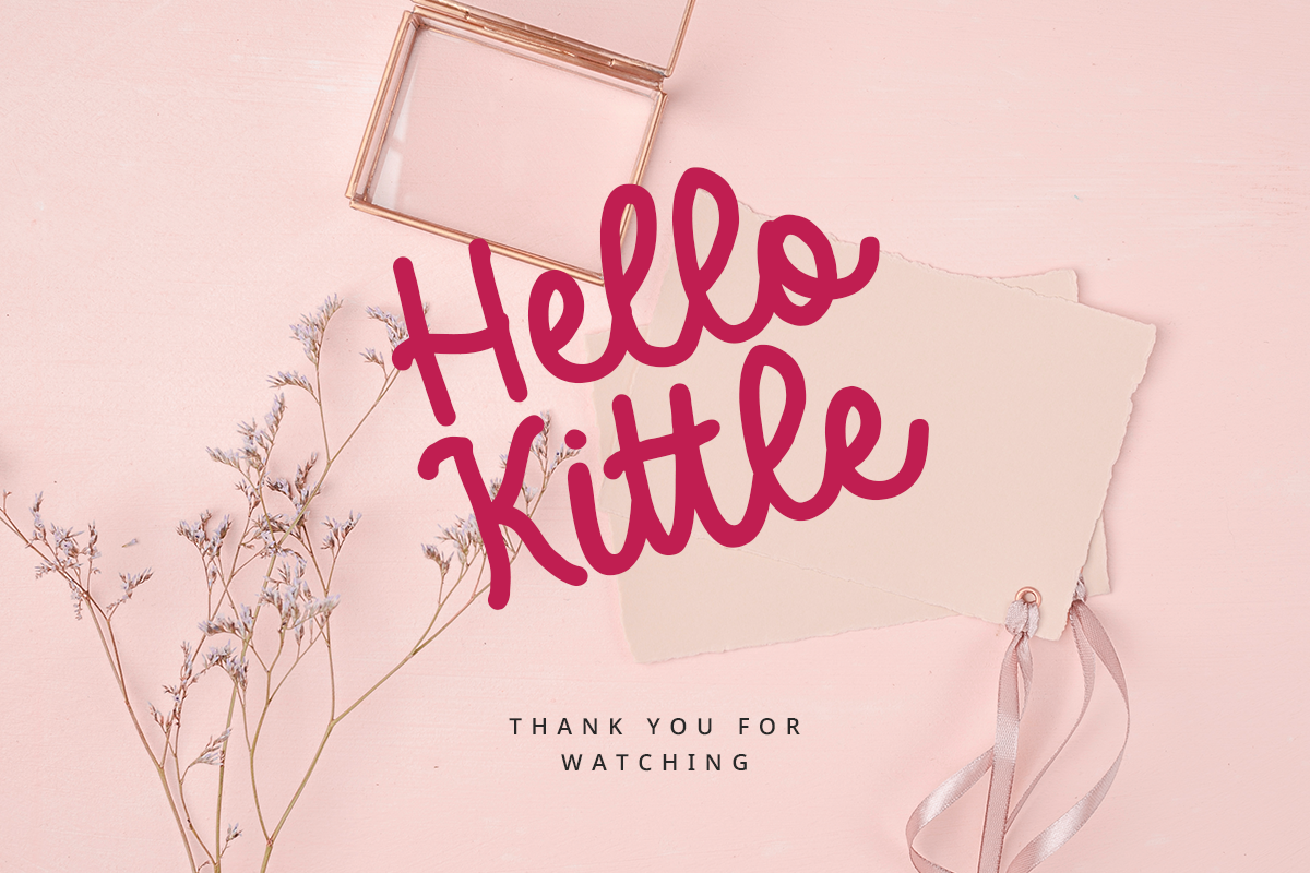 Hello Kittle Modern Playful Handwritten Font - Image 9