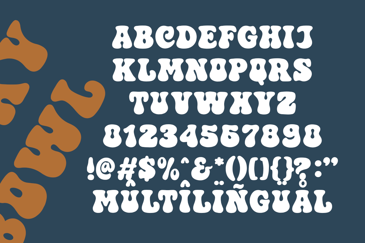 Lucky Bowl Modern Groovy Vintage Font - Image 7